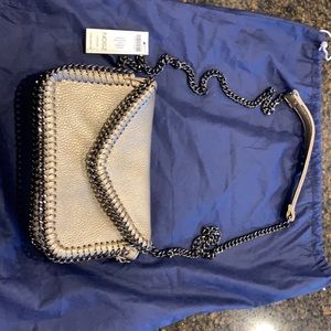 Small gold clutch purse